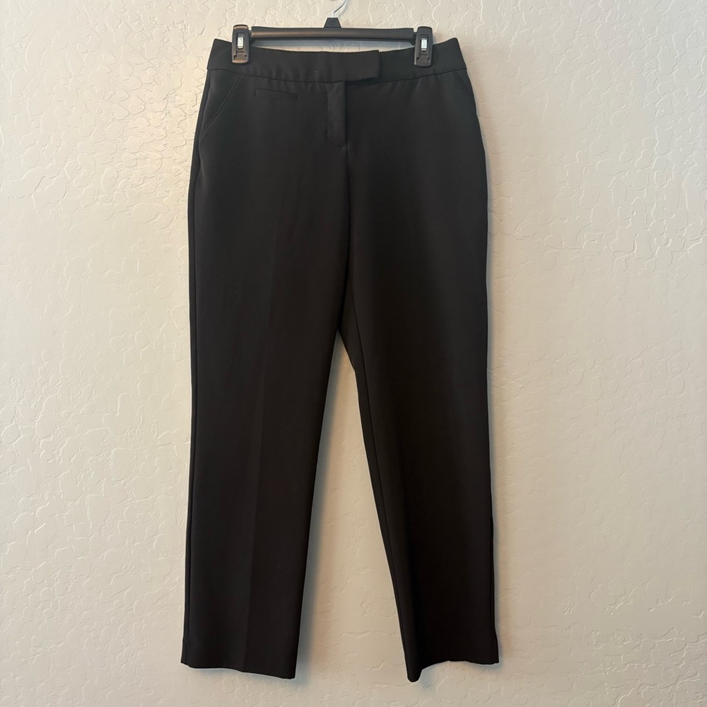 Investments petites black womens dress pants slacks size 4 petite